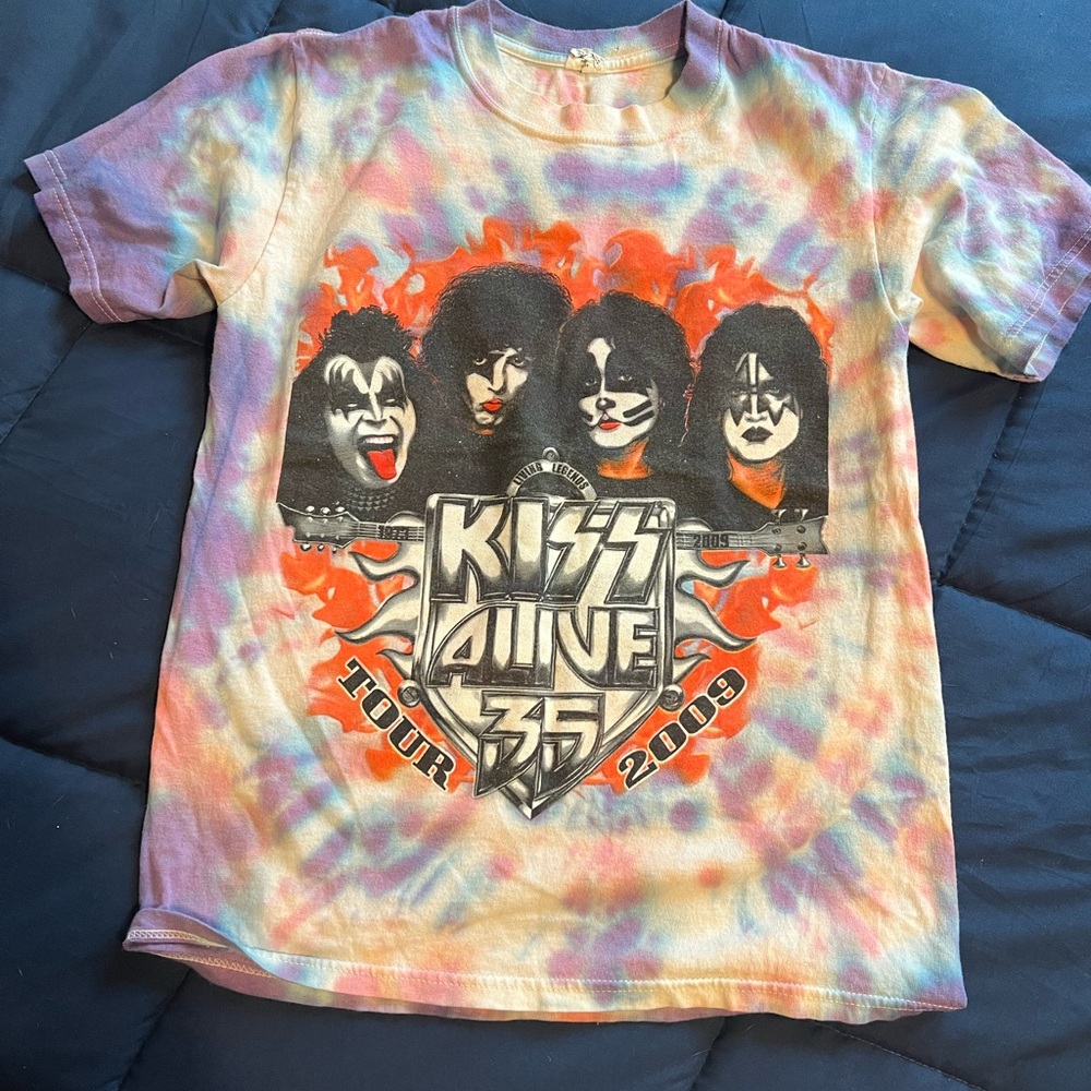 KISS Alive 35 Tour 2009 Tie-Dye  T-Shirt